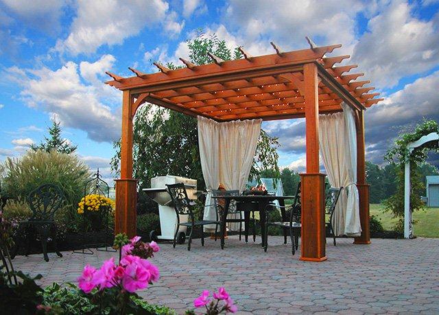 Pergola on a patio